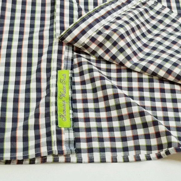 Robert Graham "X" Tailored Fit XL Men's Embroidered Logo Black White Red Trim - Picture 7 of 10